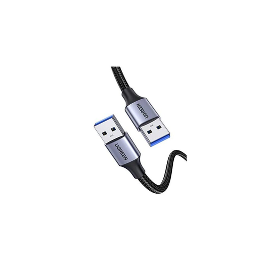 UGREEN USB to USB Cable A Male to A Male 3.0 Data Transfer 5Gbps Braided USB A Lead Compatible with External Hard Drive, Game Consoles, Blu-ray,