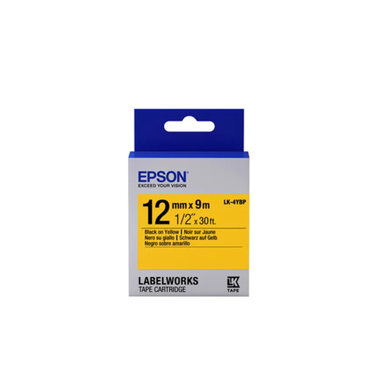 Epson Tape - Lk-4Ybp Pastel Blk-/Yell- you get 10