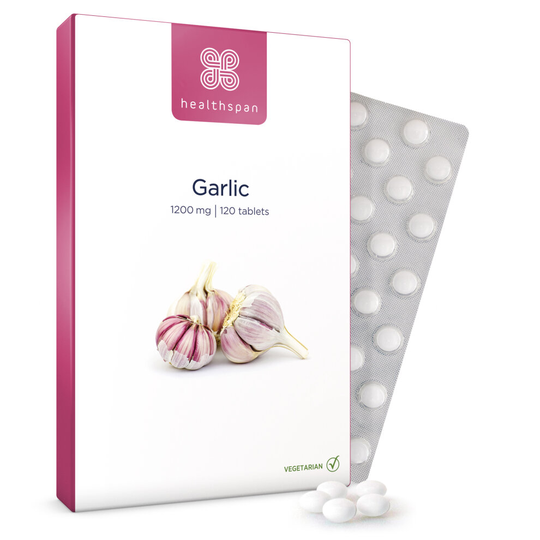 (120 Tablets) Healthspan Garlic 1,200mg, Vegetarian