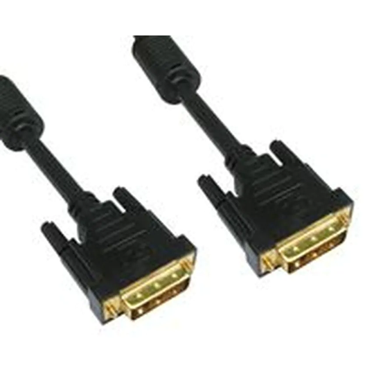 Cables Direct Cables 1M DVI D-dual Link M-M Gold Conns