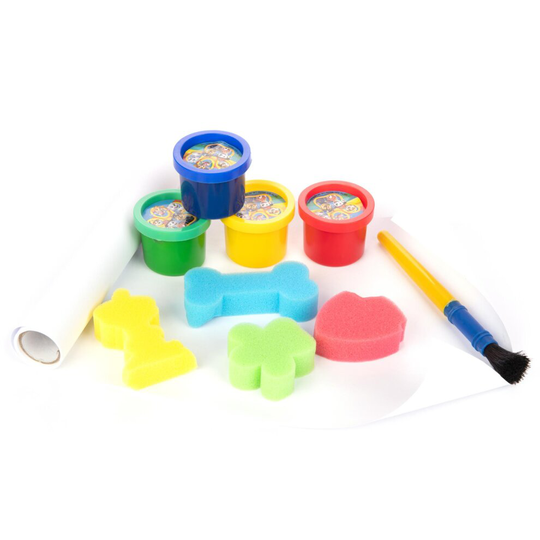Paw Patrol Paint Painting Apron Set - Boys Blue - Kids Childrens Craft