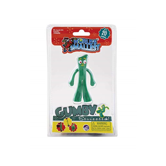 World's Smallest Stretch Gumby, Green, 4 inches (572)