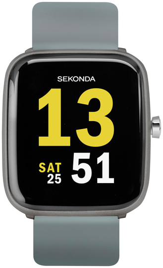 Sekonda Grey Silicone Strap Smart Watch