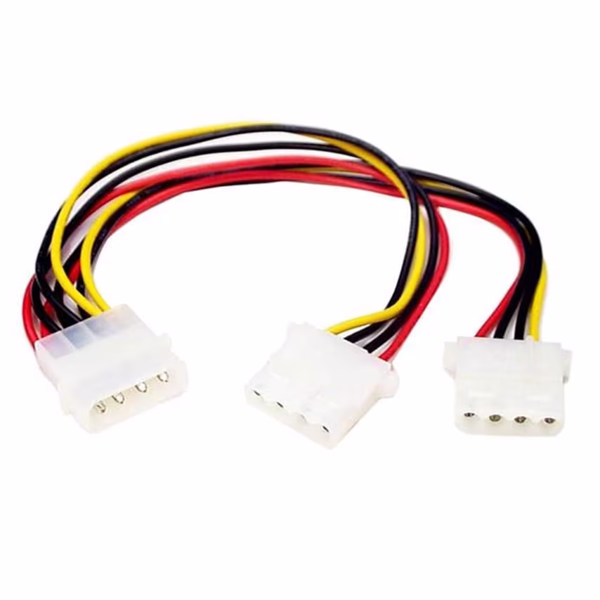 Startech Startech LP4 to 2x LP4 Power Y Splitter Cable MF
