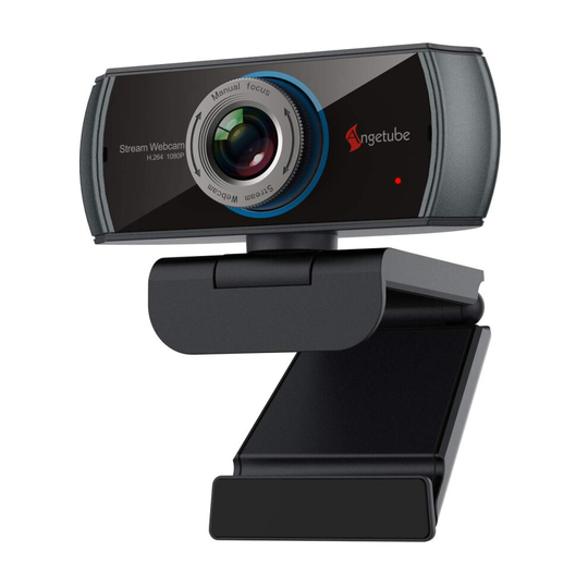 Angetube Webcam 1080P Live Streaming Camera with Microphones Web Cam Works with XBox One PC Macbook Support ZOOM Skype OBS Facebook YouTube1