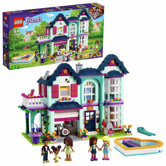 LEGO Friends Andrea's Family House Dolls House Playset 41449
