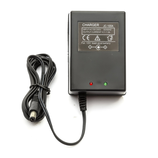12v Lead Acid Battery Charger Female Charge Plug UK/EU Electric Ride On Toy Car
