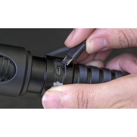 Sealey Aluminium Torch 10W CREE XM-L LED Adjustable Focus Rechargeable with USB