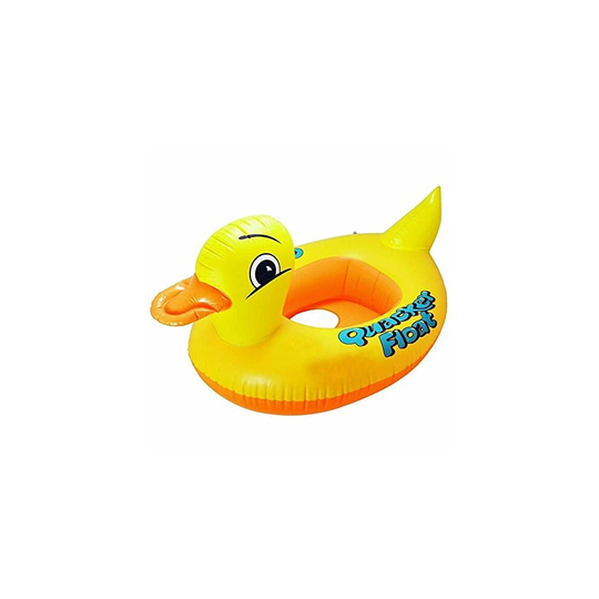 Baby Inflatable Yellow Duck Swimming Ring Circle Seat Pool Float Summer Kids Buoy Water Raft Floating Funny Toy Boat