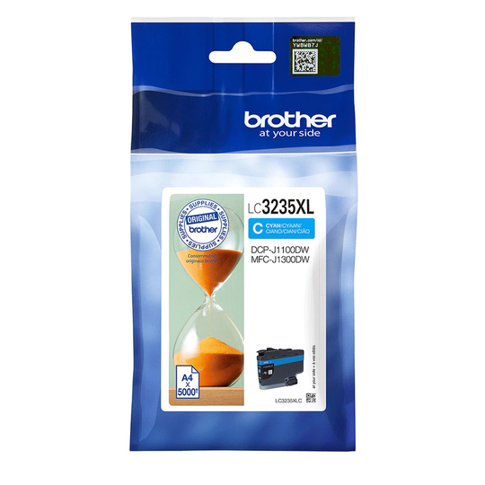 Brother Brother Cyan High Capacity Ink Cartridge 5K pages - LC3235XLC