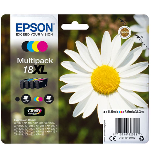 Epson Ink High Volume 18XL Daisy Multi BCMY