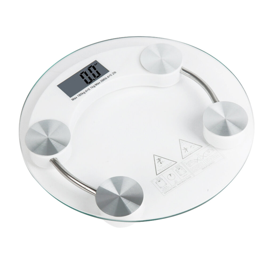 180kg Digital LCD Home Body Weight Glass Health Weighing Scale