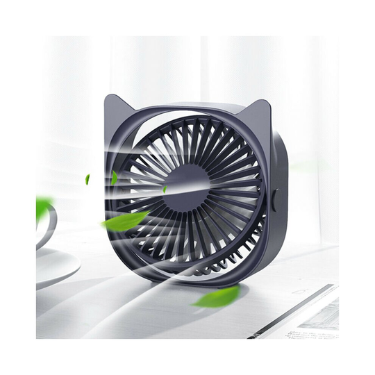Portable Travel Fan Rechargeable USB Clip On Mini Desk Fan Pram Cot Car Fan