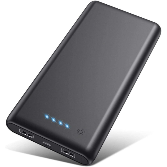 AOPAWA Power Banks, [26800mAh High Capacity ] Portable Charger Fast Charge External Battery Pack with LED Lights Dual USB Power Pack Ultra Compact for