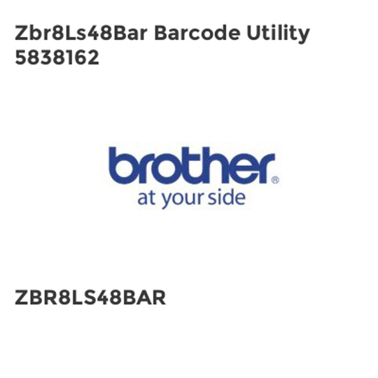 Brother Zbr8Ls48Bar Barcode Utility 5838162