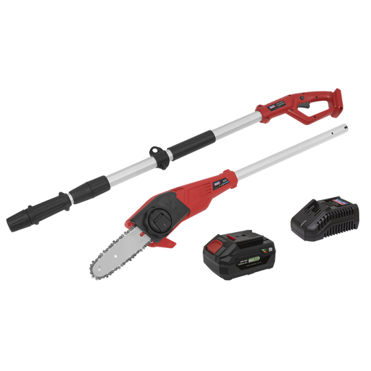 Sealey Telescopic Cordless 20cm Chainsaw Kit 20V 4AH SV20 Series