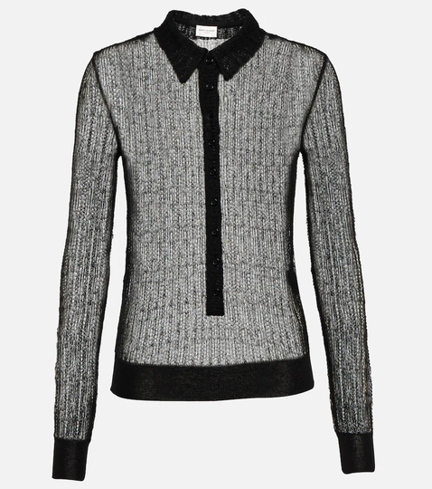 Open-knit sweater