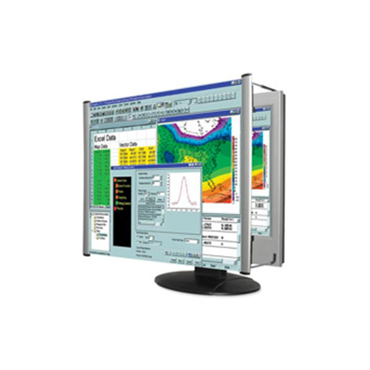 Kantek KTKMAG17L Magnifier- LCD- Adjustable Mag. Level- Fits 17in.- Aluminum