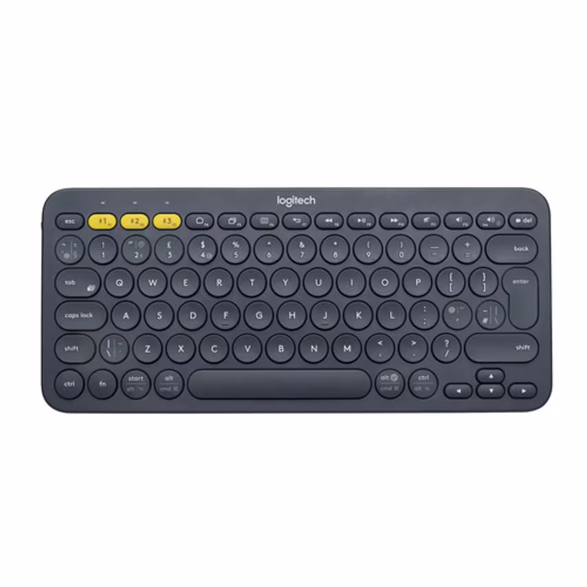 Logitech K380 Multi-Device Bluetooth Keyboard - Keyboard - Bluetooth - you get 4