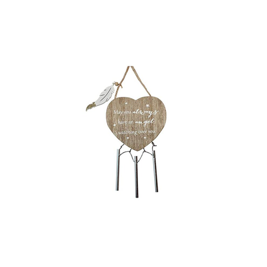 Thoughts of You Heart Windchime - Always Angel (One Random Supplied)