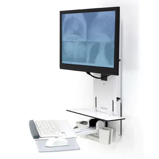 Ergotron Styleview Sit-Stand Vertical Lift, Patient Room - Wall Mount For Lcd Di
