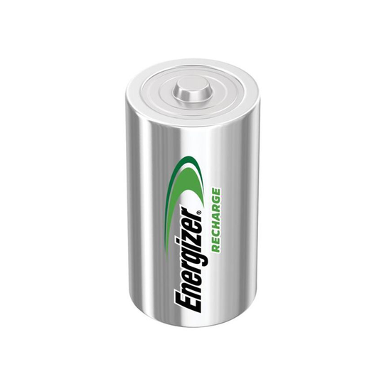 Energizer Recharge Power Plus D Cell Batteries RD2500 mAh (Pack 2) ENGRCD2500