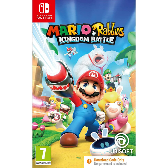 Mario Rabbids Kingdom Battle Code in Box Nintendo Switch Video Games