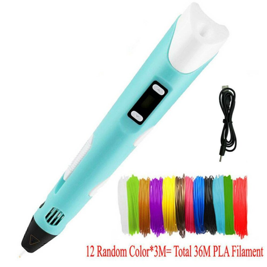 3D Printing Pen, 3D Doodler Pen with LCD Screen, Easy to Use 3D Pen