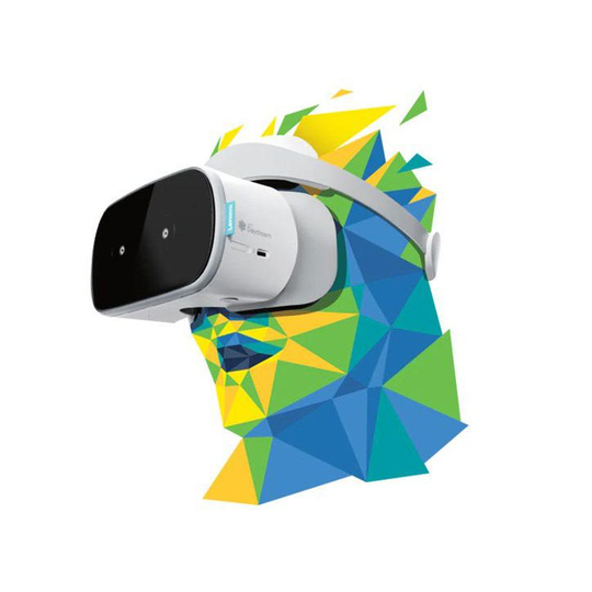 Lenovo Mirage Solo Headset Virtual Reality System White Quad HD 2560 x 1440 Reso
