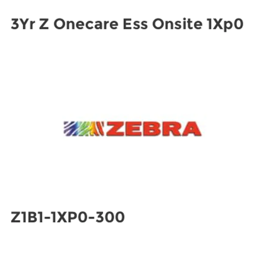 Zebra 3Yr Z Onecare Ess Onsite 1Xp0