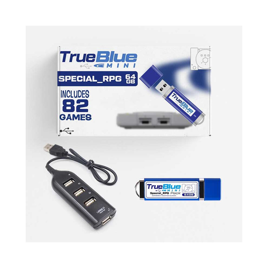 (Special_RPG) True Blue Mini-PlayStation Classic PS1 Multi Best Games Included