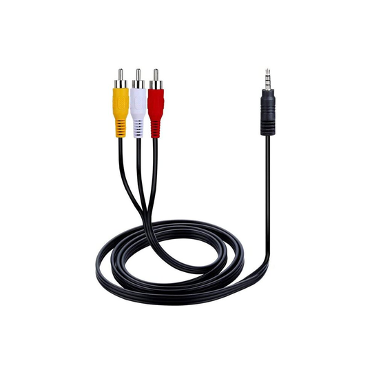 AV TV Connecting Cable for Panasonic HC-VXF990, HC-VXF990EB-K Camcorder