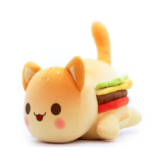 (Sandwich) 9.84in Aphmau Cat Stuffed Toy Plushie Plush Doll For Girls Pillow