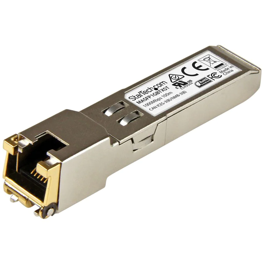 StarTech.com Cisco Meraki MA-SFP-1GB-TX Compatible SFP Transceiver Module - 10/1