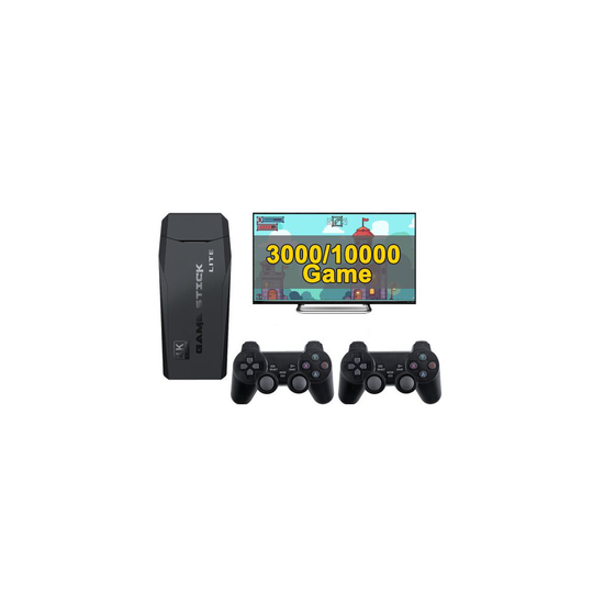 (32Gb-3500 Games) Wireless Video Game Console 4K HD TV Classic Retro