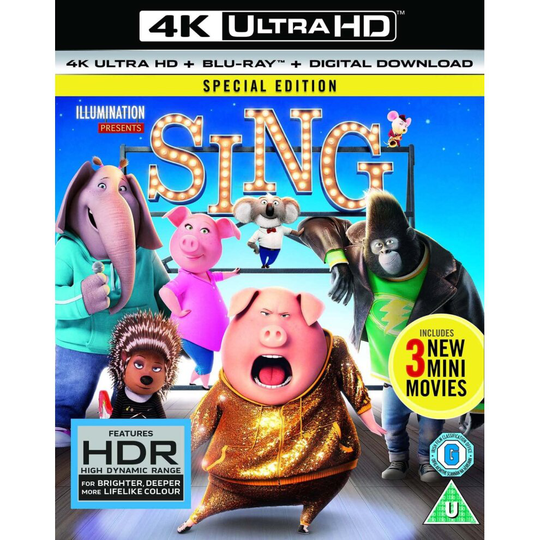 Sing [2017] (Illumination) (4K Ultra HD + Blu-ray)
