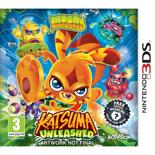 Moshi Monsters Katsuma Unleashed Nintendo 3ds Game