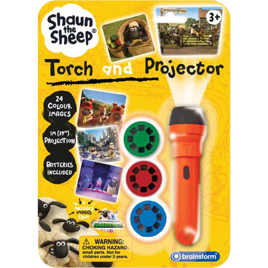 Shaun the Sheep Torch and Projector Pack Of 12