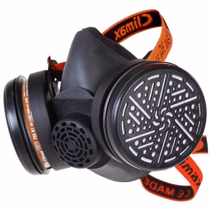 Climax Twin Filter Re-Usable Half Mask With A2 P3 Filters