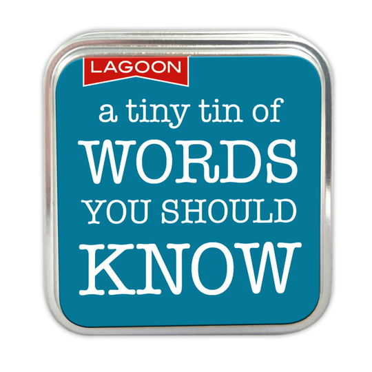 Lagoon A Tiny Tin of Words You Should Know Fun Family Tabletop Game