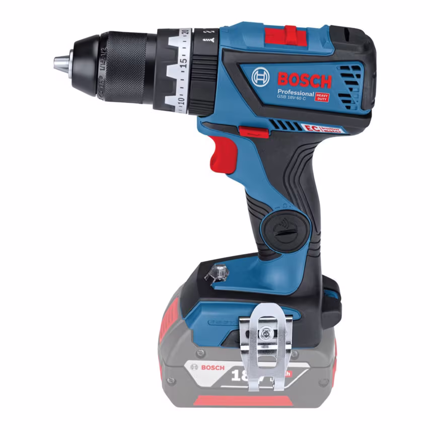 Bosch GSB 18 V-60 C 2 Speed Brushless Combi Drills with Bluetooth Connectivity B