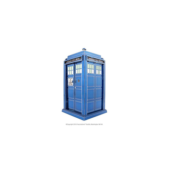 Fascinations Metal Earth Doctor Who Tardis 3D Laser Cut Model - Blue
