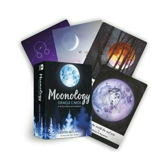 Tarot Card Moonology Oracle Cards: A 44-Cards Deck English Present Practical