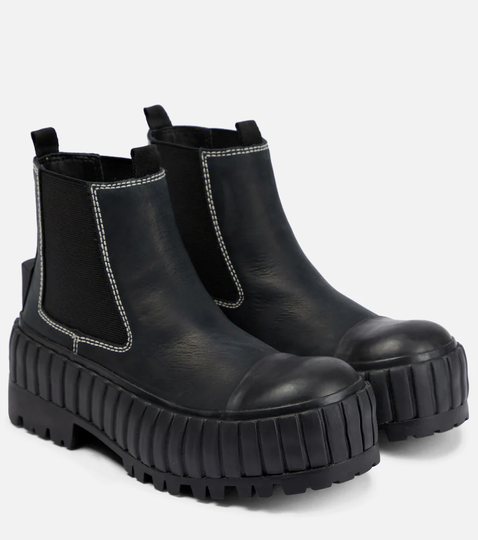 Leather Chelsea boots