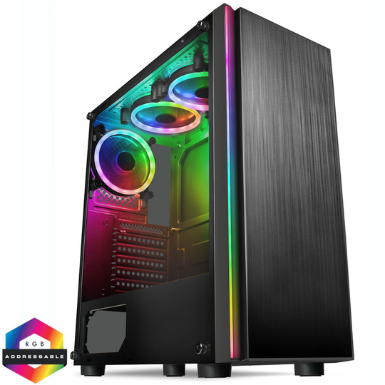 Fast Gaming PC Computer Intel Core i5 8GB RAM 120GB SSD+500GB HDD W10