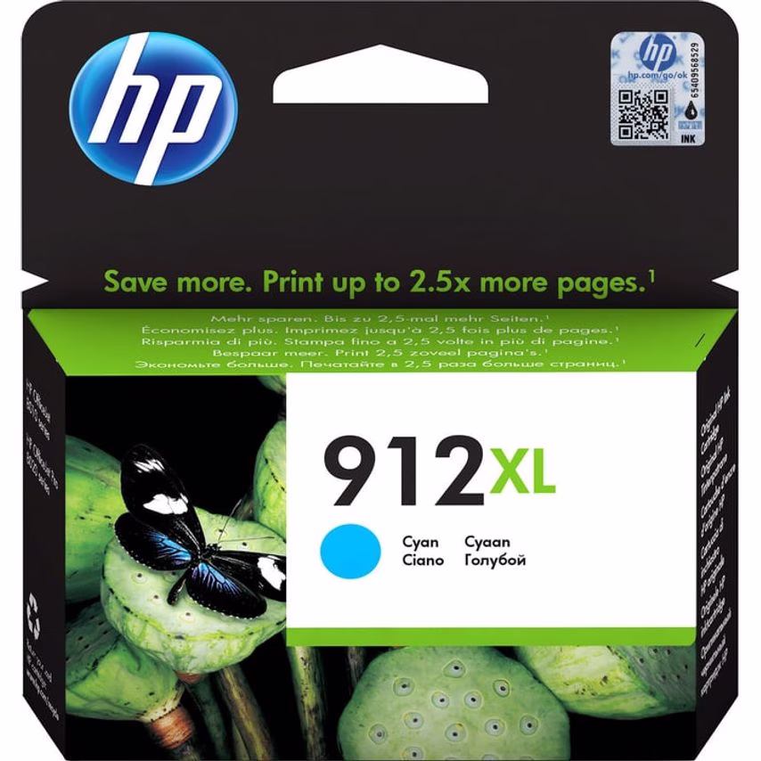HP HP 912XL Cyan High Yield Ink Cartridge 10ml for HP OfficeJet Pro 8010/8020 se