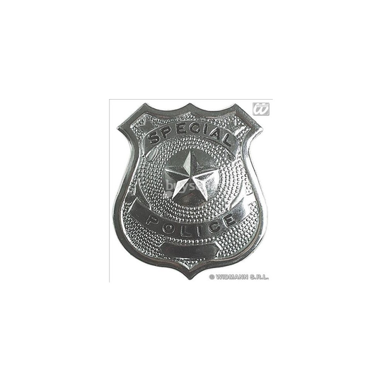 Metal Police Badge Accessory - Unisex Fbi Fancy Dress Costume New - Unisex Metal Police Fbi Badge Fancy Dress Costume New
