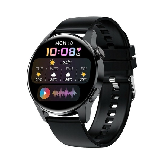 (TPU Band) Smartwatch Smart Watch for iPhone Samsung Huawei