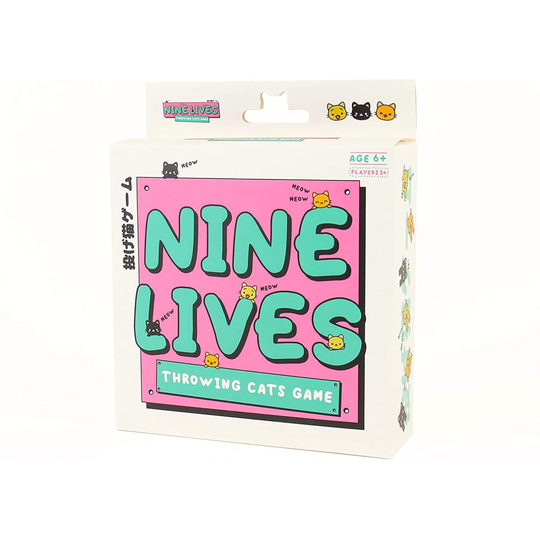 Gift Republic Fun Multi Player Nine Lives Throwing Cats Game