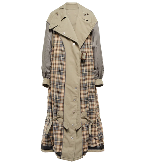 Reversible trench coat